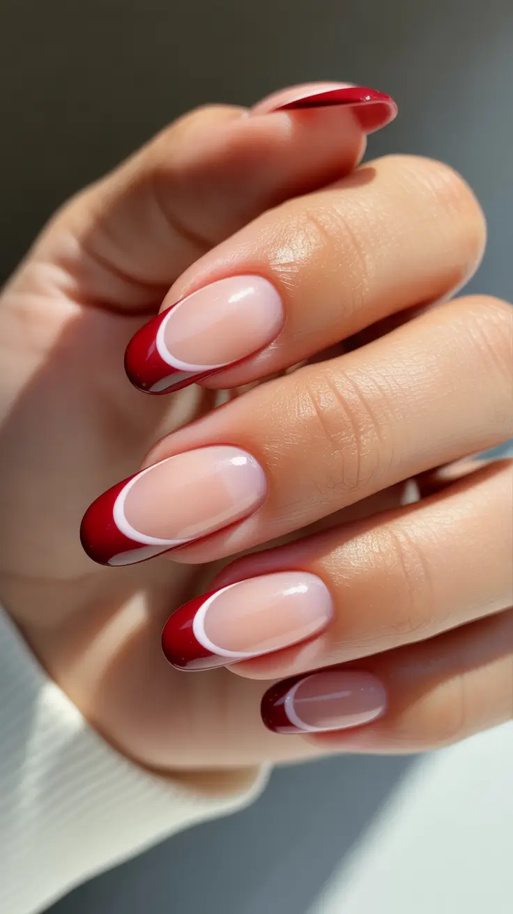 Trendy French Tips Winter 2025–2026: Elegant White, Almond, and Glitter Nail Designs