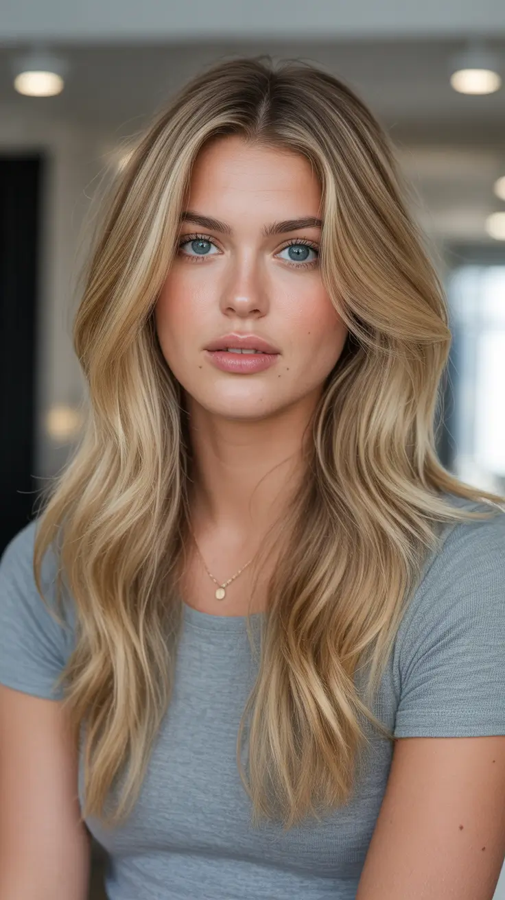 Blonde hair color 2026 Soft Honey Ribbon Blonde For Everyday Length