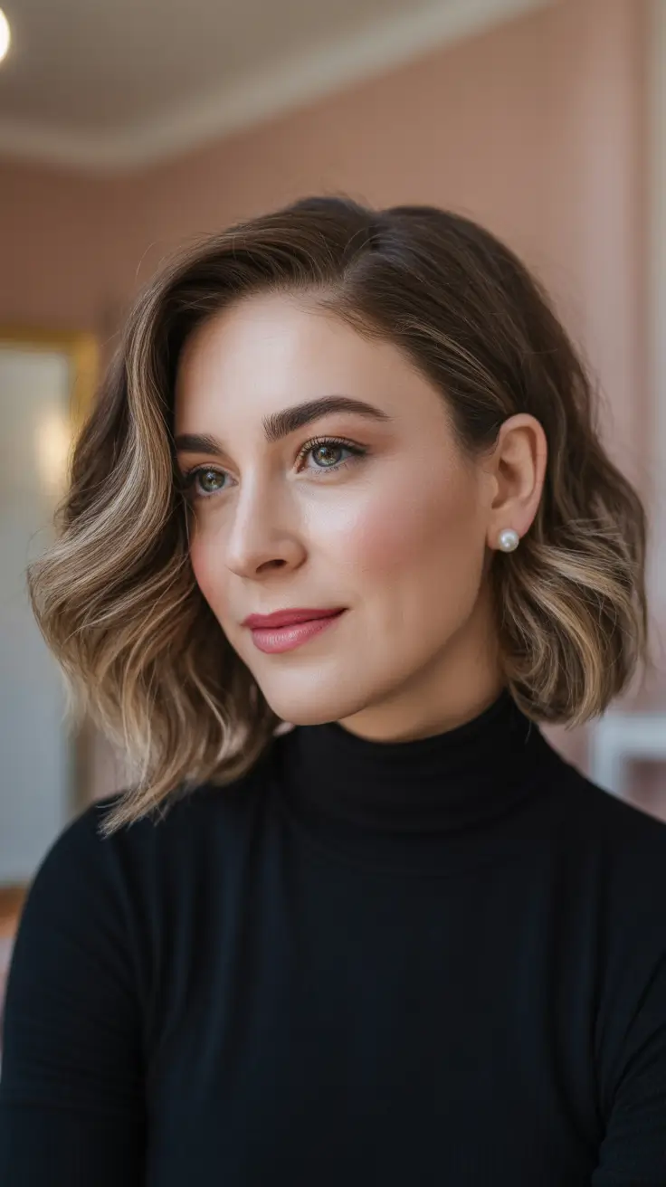 Cool vs warm brown hair colors 2026 undertone guide Cool Espresso Root Lob With Beige Lights