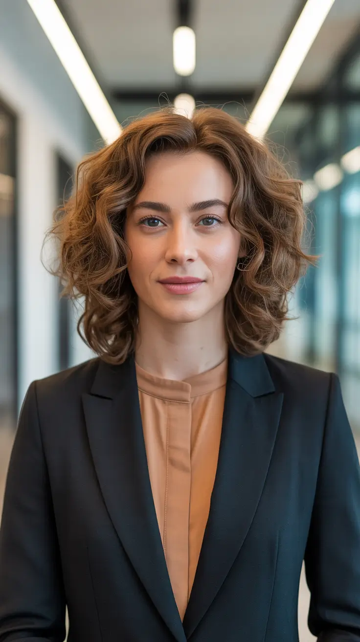 Cool Vs Warm Brown Hair Colors 2026 - Undertone Guide - Coppery Power Curls For The Office