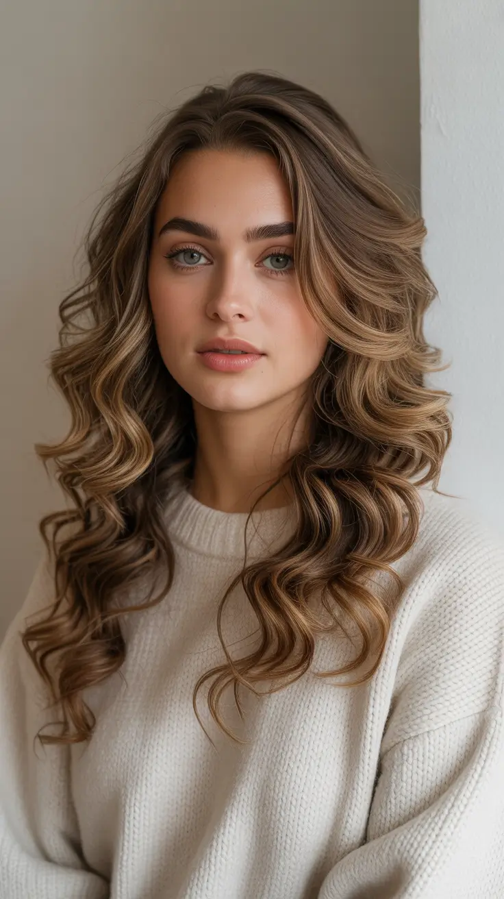 Cool vs warm brown hair colors 2026 undertone guide Warm Cinnamon Curls With Cozy Volume