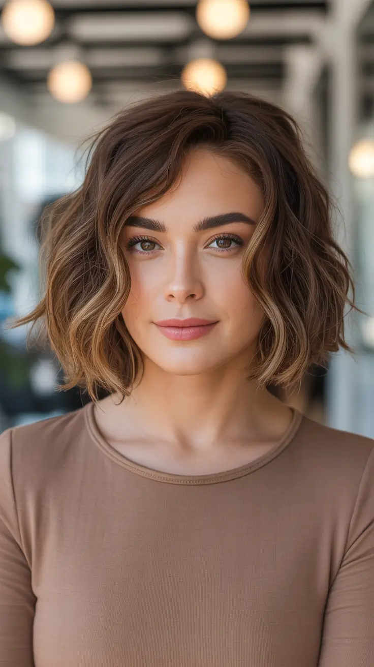 Cool Vs Warm Brown Hair Colors 2026 - Undertone Guide - Soft Mushroom Bob With Cool Edge