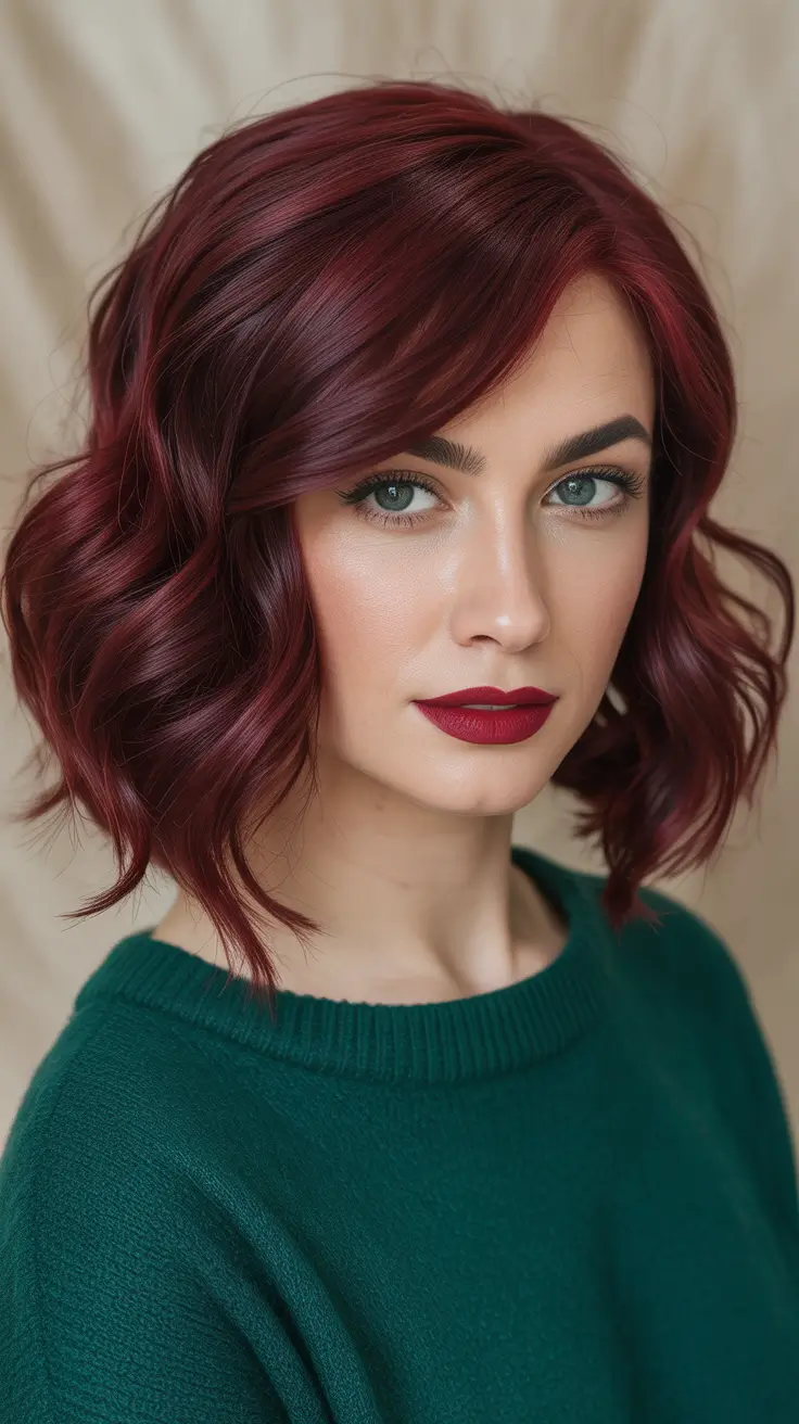 Deep cherry red hair color 2026 - Wine Cherry Bob For Quiet Luxury Moments