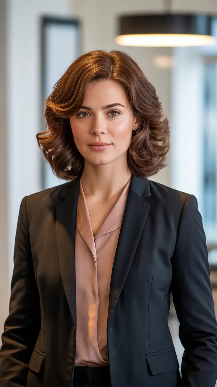 Rich Chocolate Brown Hair Color 2026 Polished Chocolate Bob For Office Days