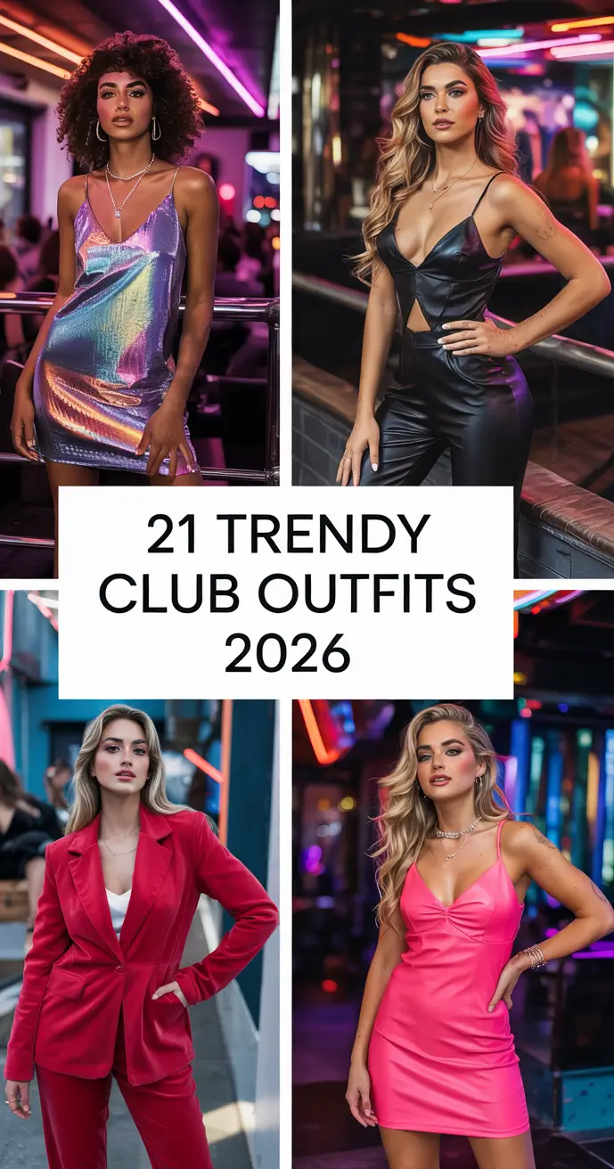 Trendy Club Outfits 2026 – Ideas for Night & Weekend