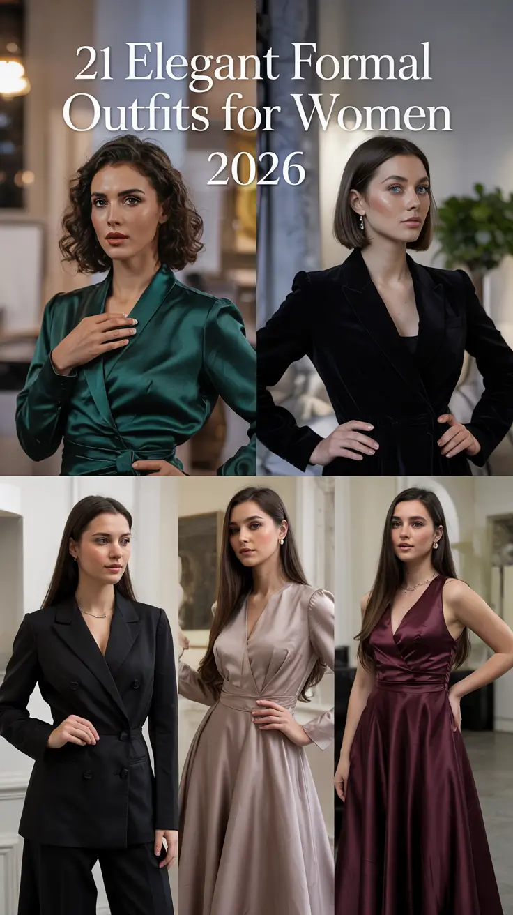 Elegant Formal Outfits For Women 2026: Classy Looks For Work And Events