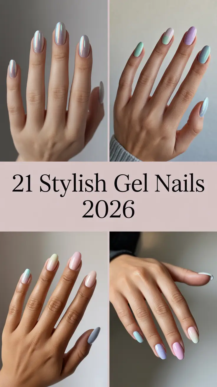 Stylish Gel Nails 2026 - Elegant Designs and Trendy Ideas
