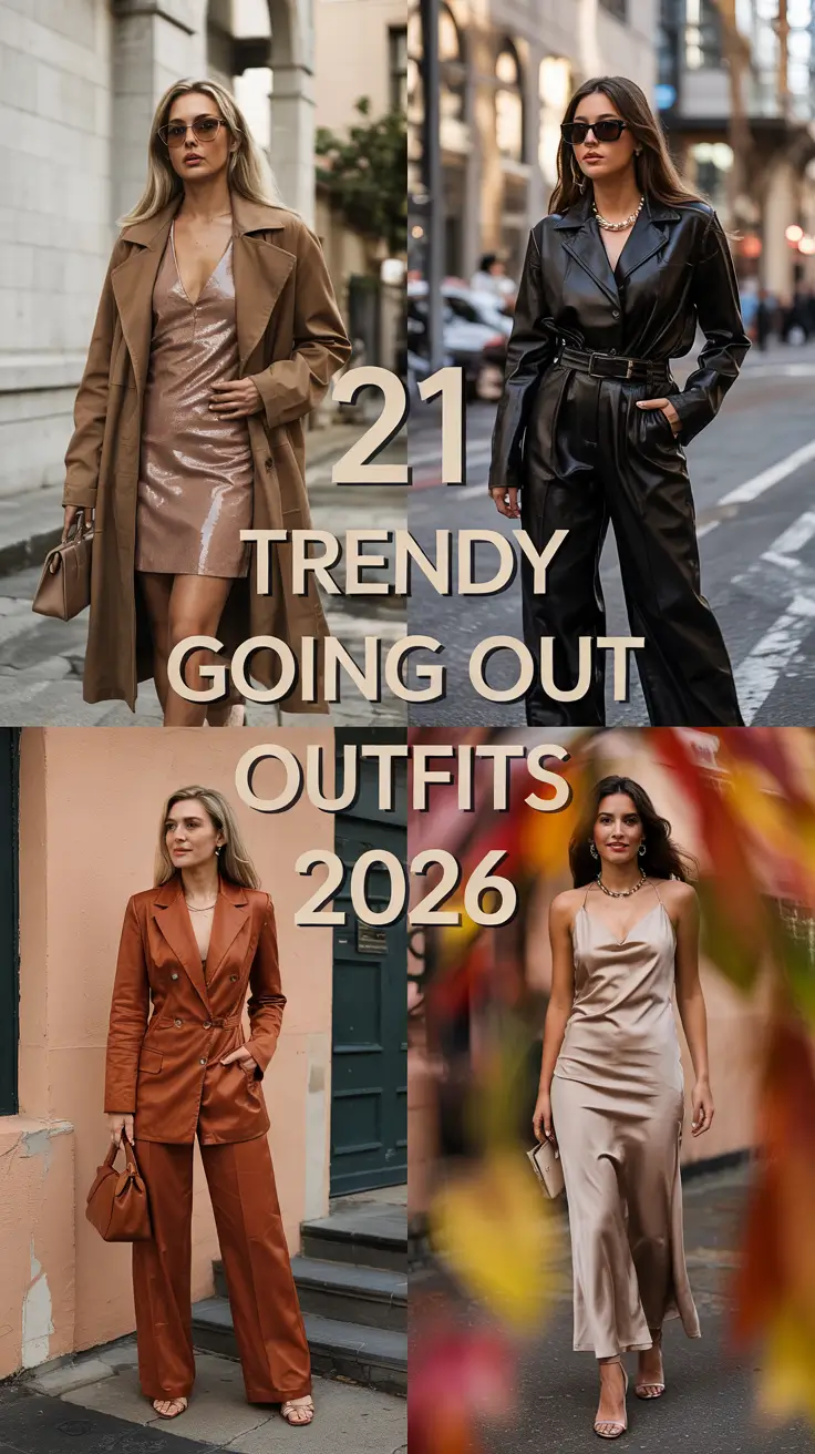 Trendy Going Out Outfits 2026 - Classy, Chic Looks For Every Night