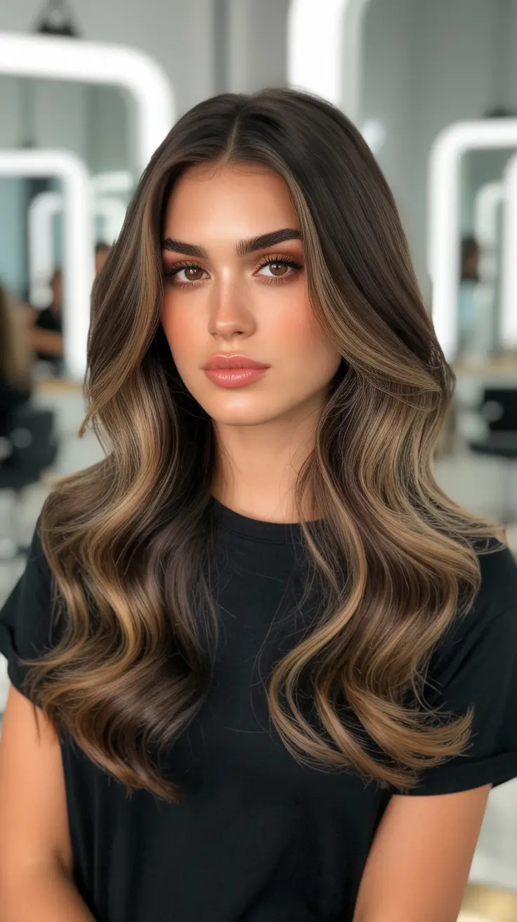 Smart hair color ideas 2026 for every skin tone - Mushroom Brown Balayage For Soft Dimension