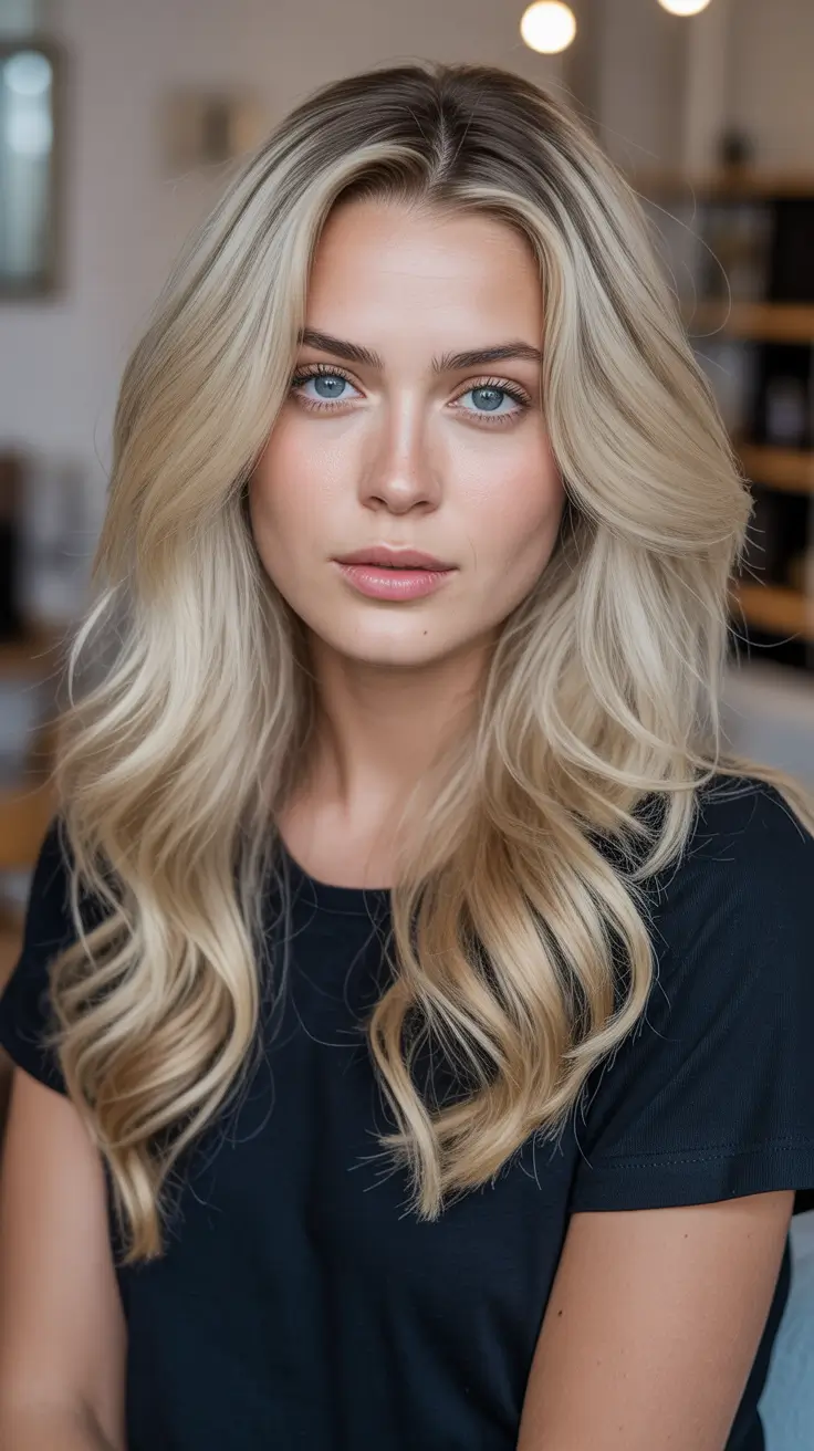 Best Hair Color For Light Skin 2026 Cool Pearl Blonde For Light Skin Blue Eyes