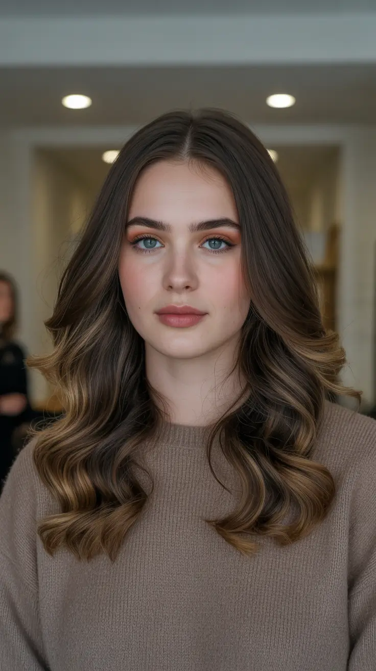 Best Hair Color For Light Skin 2026 - Soft Chocolate Melt For Blue Eyes