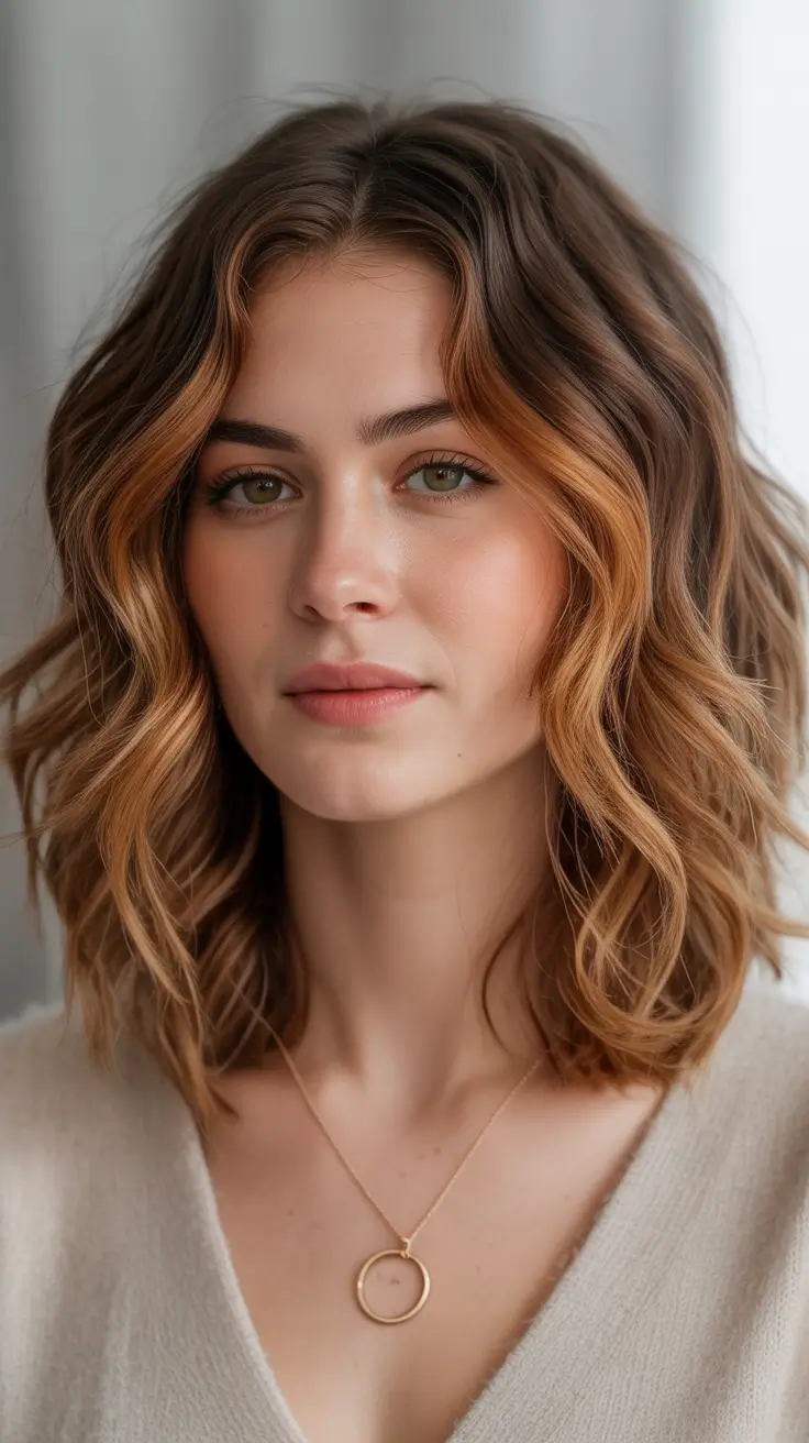 Top hair color trends 2026 you'll see everywhere Copper Contour Wavy Bob