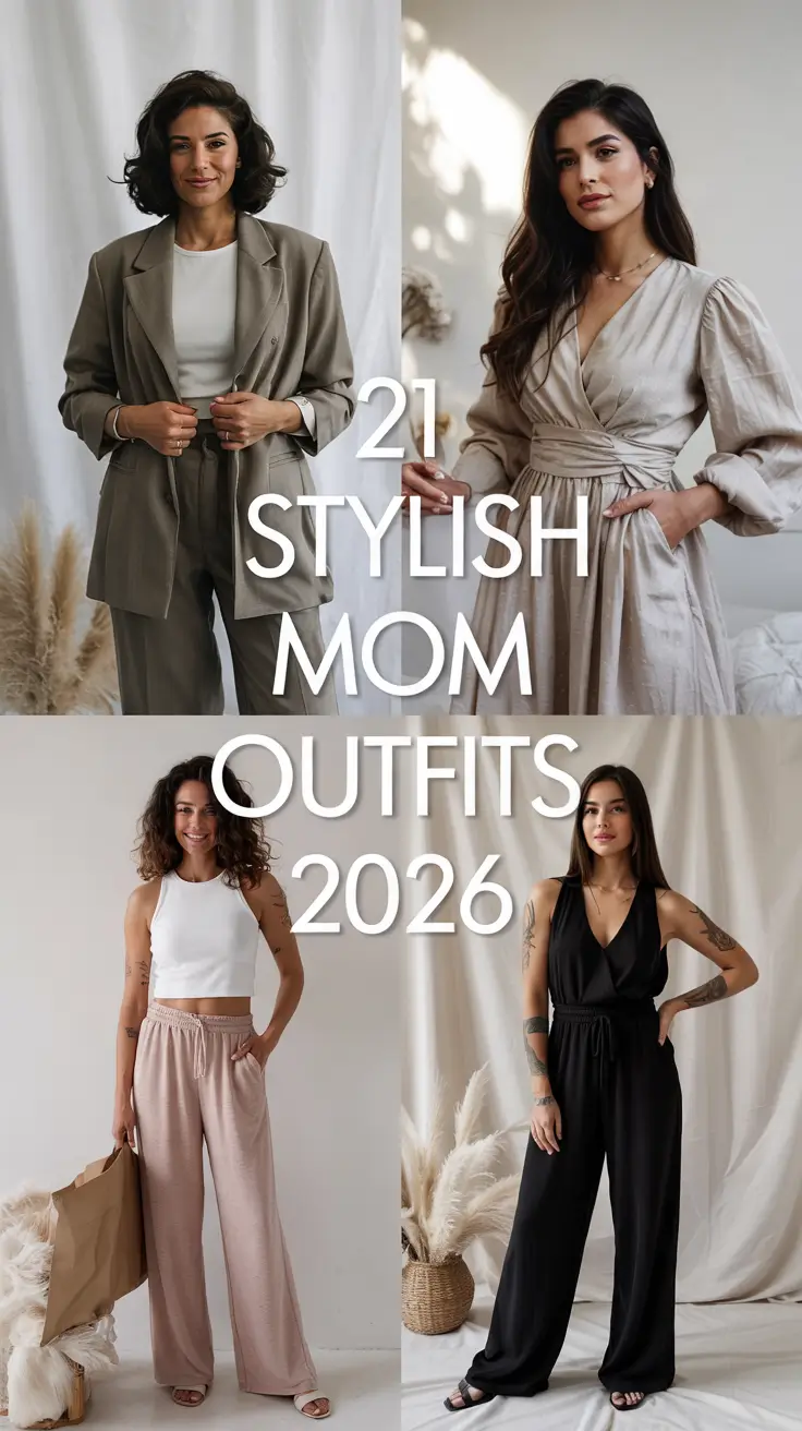 Stylish Mom Outfits 2026: Chic, Casual & Comfy Everyday Fashion Ideas