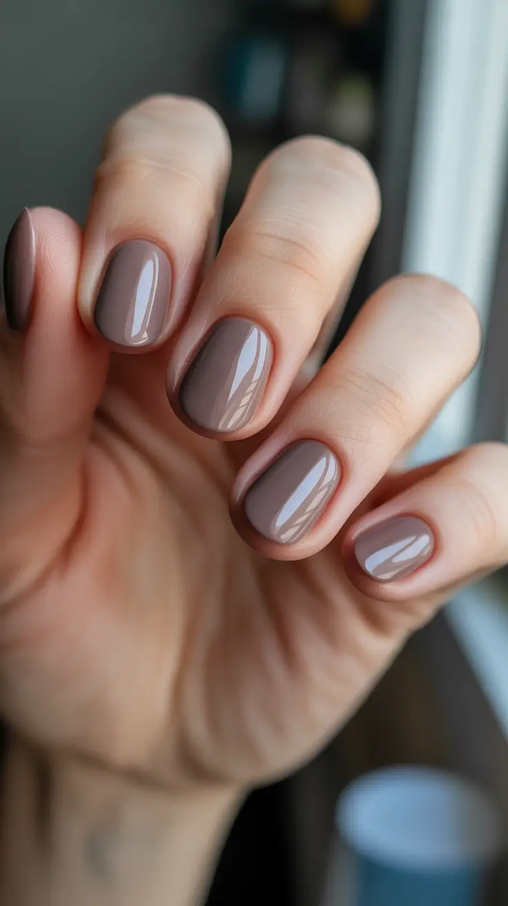 Trending Nail Colors 2026 Soft Mushroom Office Neutrals