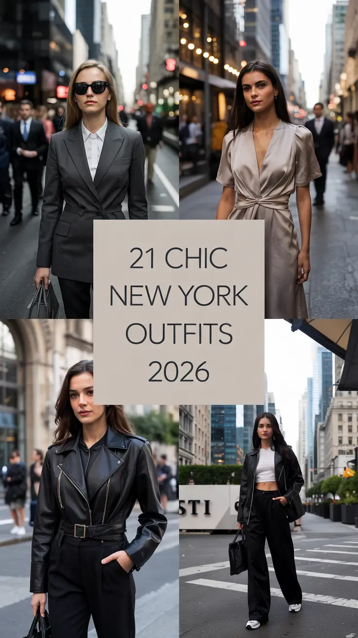 Chic New York Outfits 2026: Aesthetic, Classy & Casual Winter Street Style Inspo