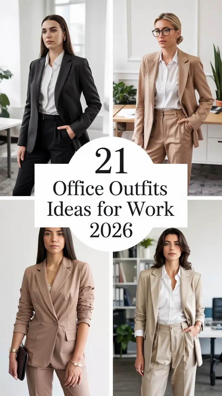 Office Outfit Ideas For Work 2026: Chic, Comfy Looks For Real Schedules