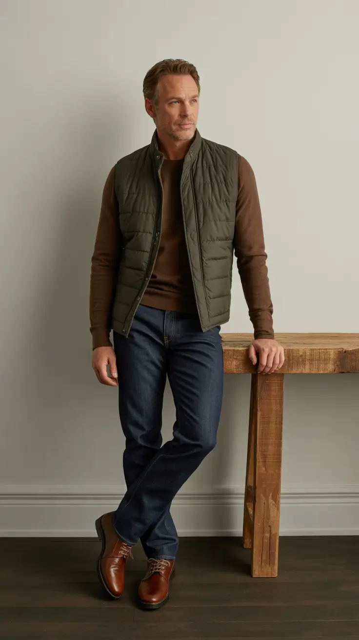Casual Outfits For Men Over 50 In 2026 - Layered Neutrals For Everyday Confidence