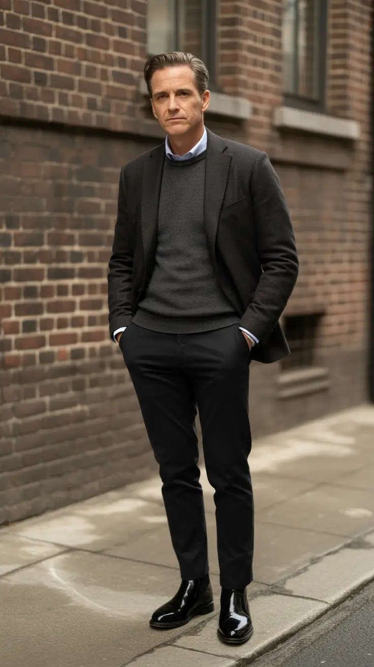 Casual outfits for men over 50 in 2026 - Urban Layers For Smart Casual Winter Days