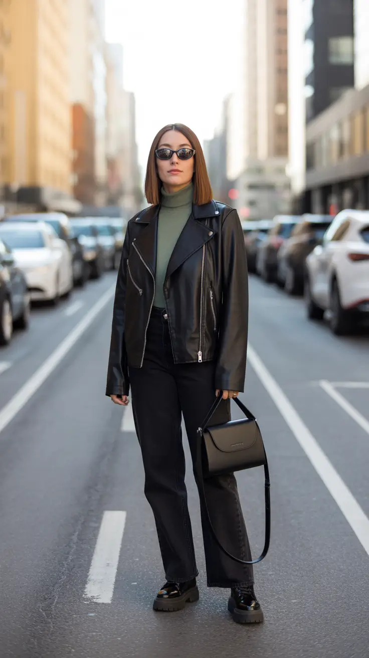 trendy outfits City Moto Jacket Confidence