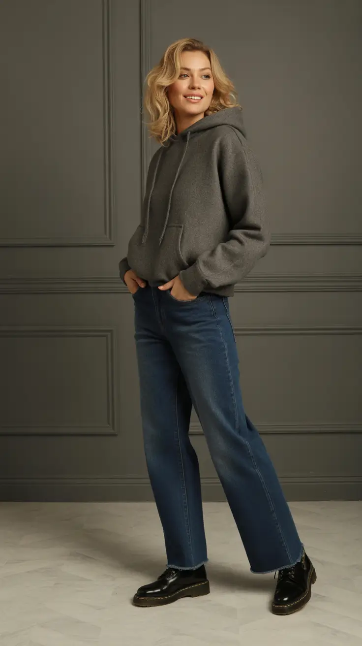 trendy outfits Cozy Hoodie Off Duty Look