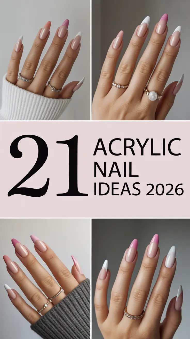 Acrylic Nail Ideas 2026: Trendy Designs, Shapes And Colors To Try