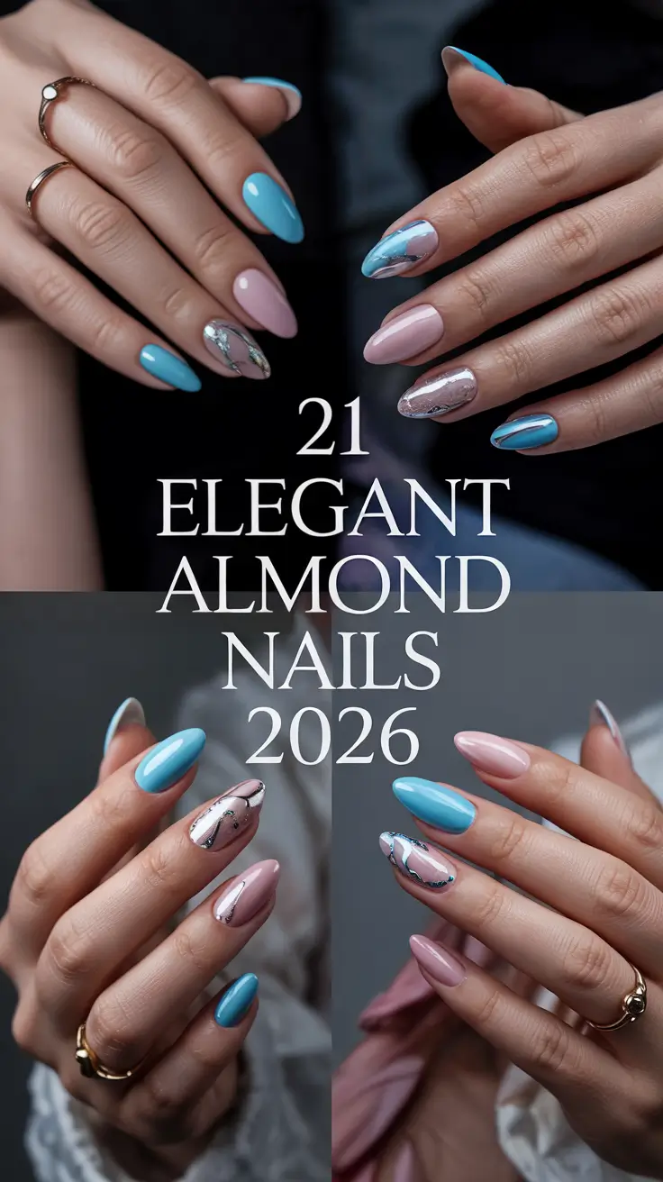 Elegant Almond Nails 2026: Chic Almond Nails Designs For Every Season