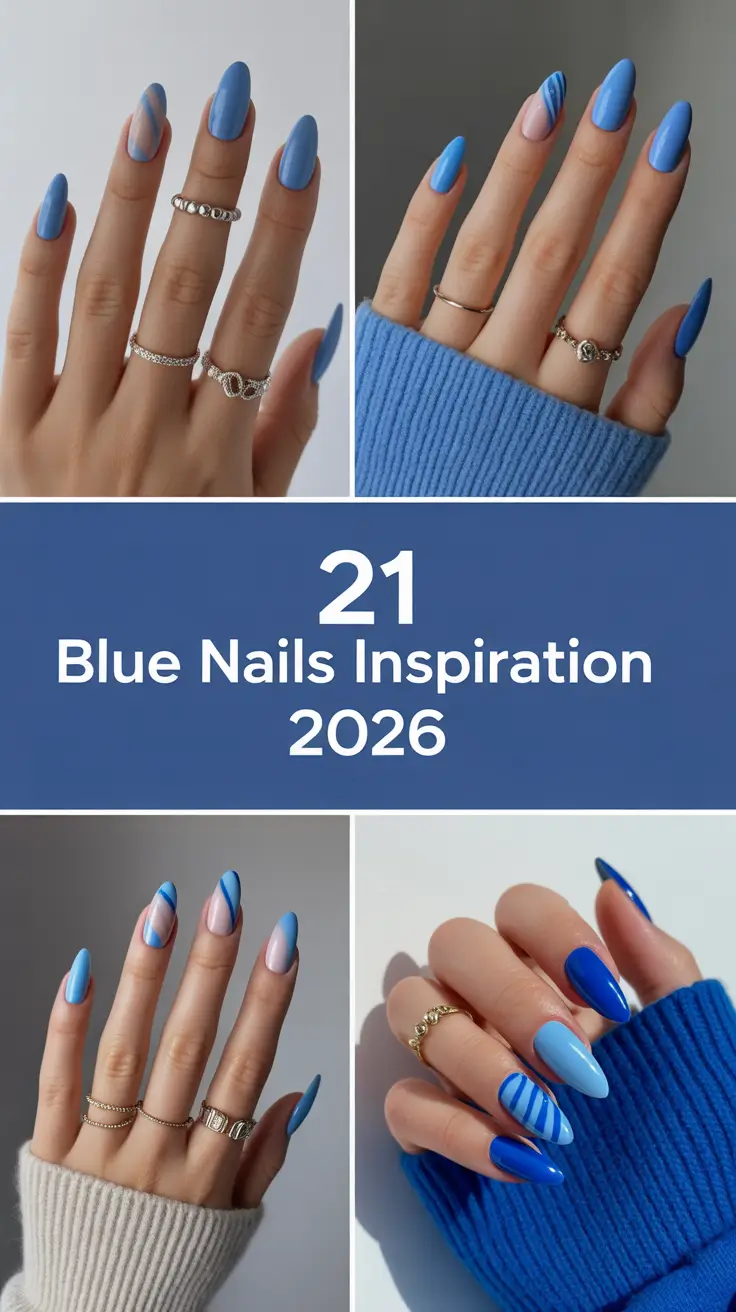 Blue Nails Inspiration 2026: Cute Blue Nails Design & Ideas For Your Next Mani