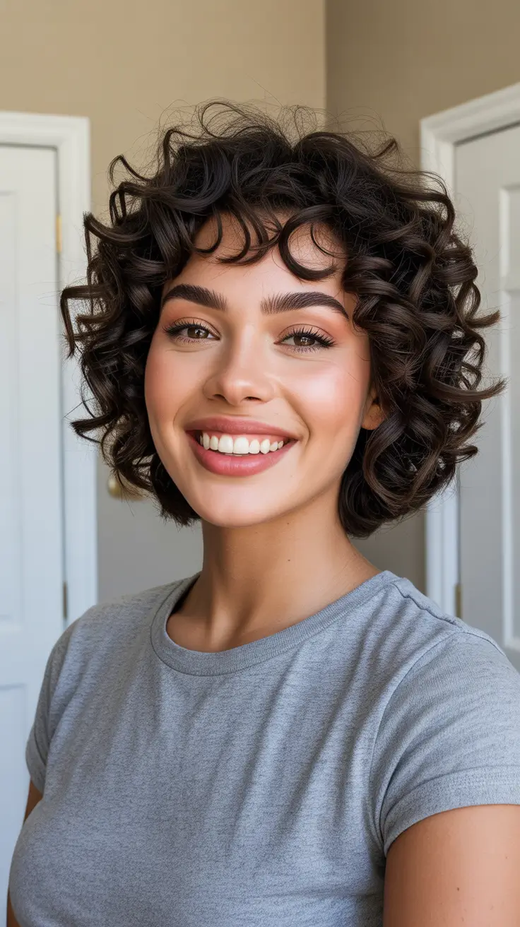 Curly Hair Inspiration 2026 - Soft Curly Bob For Everyday Life