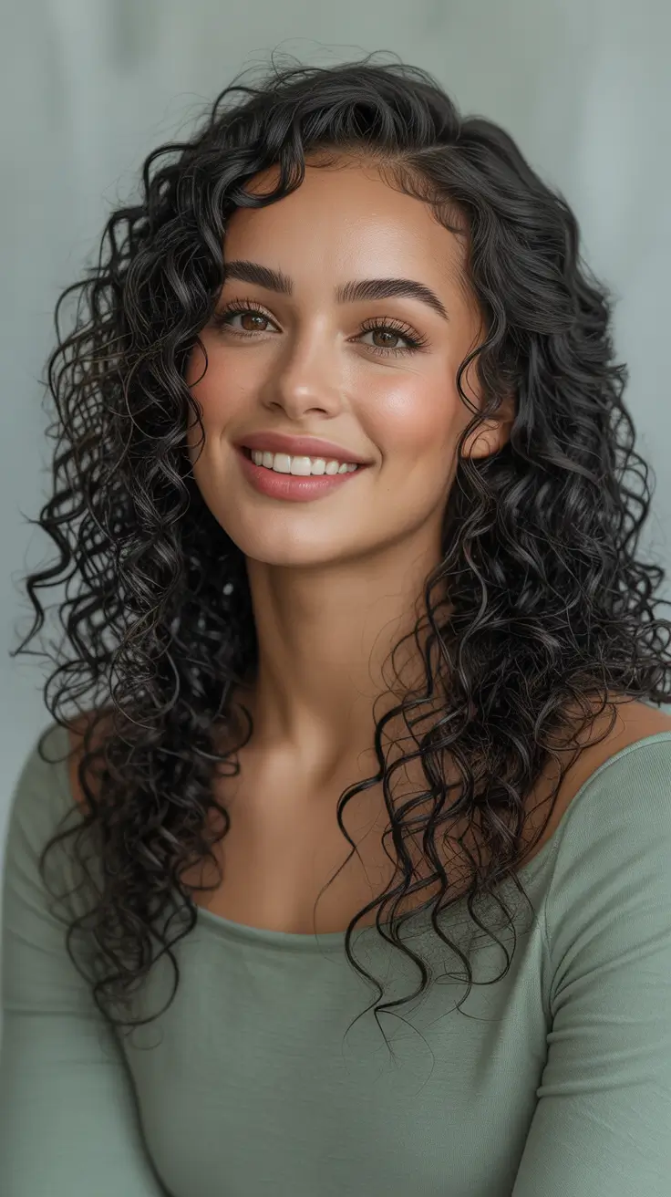 Curly hair inspiration 2026 Soft Cascading Curls For Everyday Glow