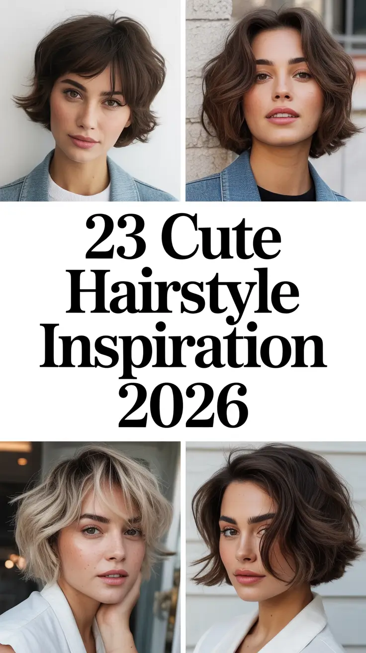 Cute Hairstyle Inspiration 2026: Easy Everyday Looks You’ll Actually Wear