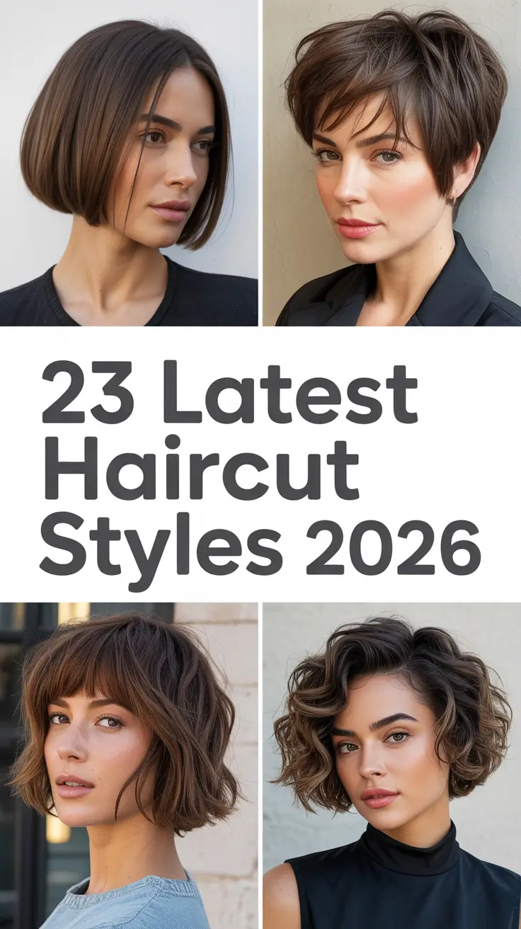 Latest Haircut Styles 2026: Fresh Cuts And Trendy Looks For Every Face Shape