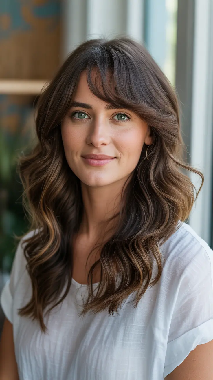 Latest haircut styles 2026 - Soft French Waves With Airy Face Framing Fringe