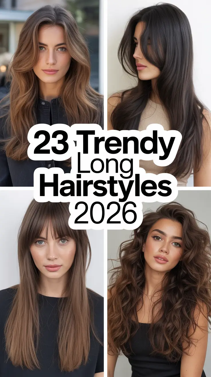 Trendy Long Hairstyles 2026: Layered Cuts, Bangs And Soft Waves
