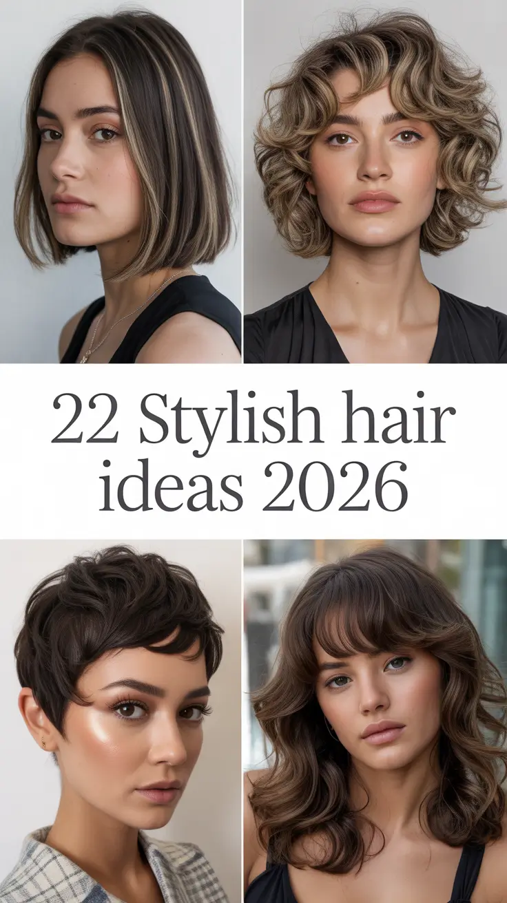 Stylish Hair Ideas 2026: Chic Hairstyles For Every Length