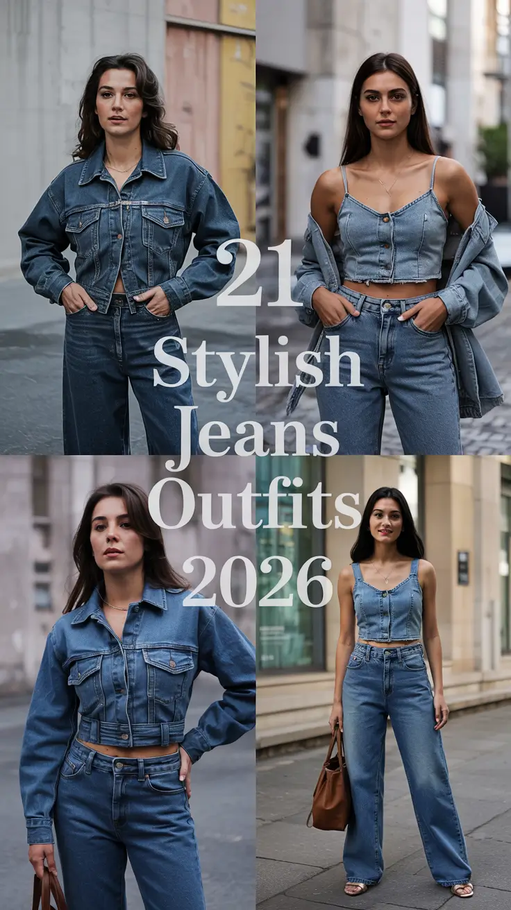 Stylish Jeans Outfits 2026 - Fresh, Wearable Looks For Every Mood