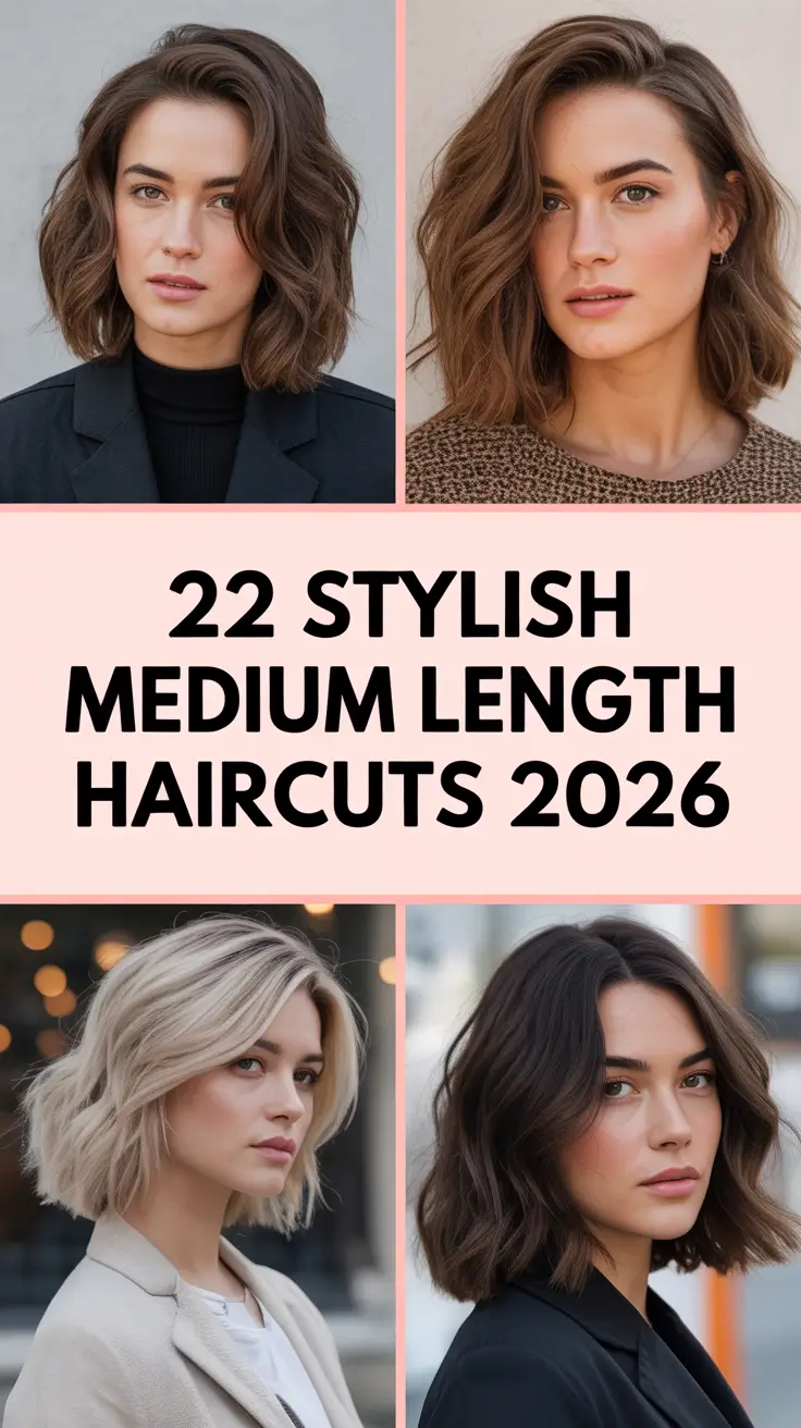 Stylish Medium Length Haircuts 2026 For Modern Women
