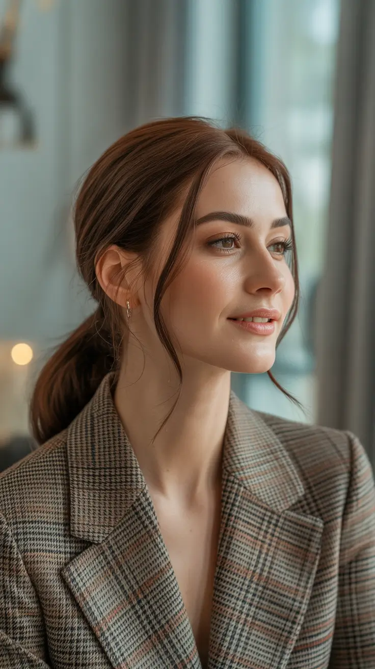 Easy ponytail hairstyles 2026 Low Polished Ponytail For Everyday Chic