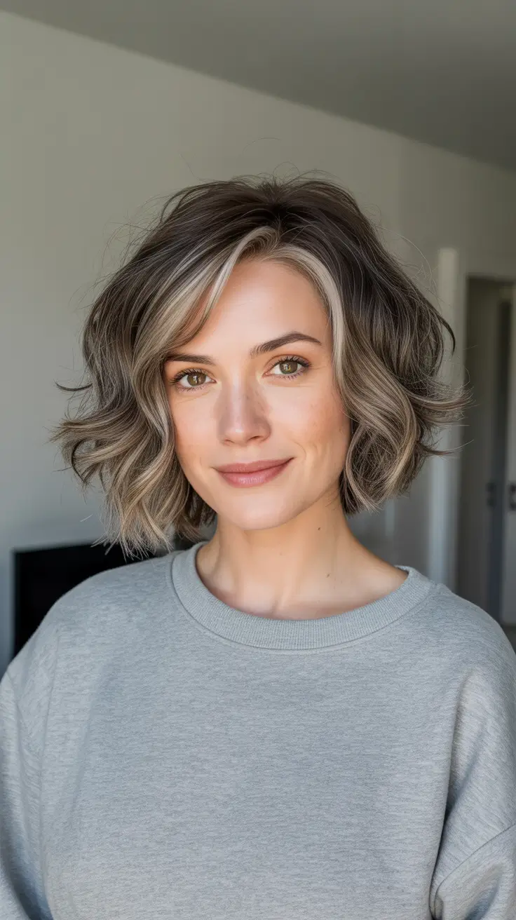 Chic shag haircuts 2026 Dimensional Shag Bob With Face Framing Highlights