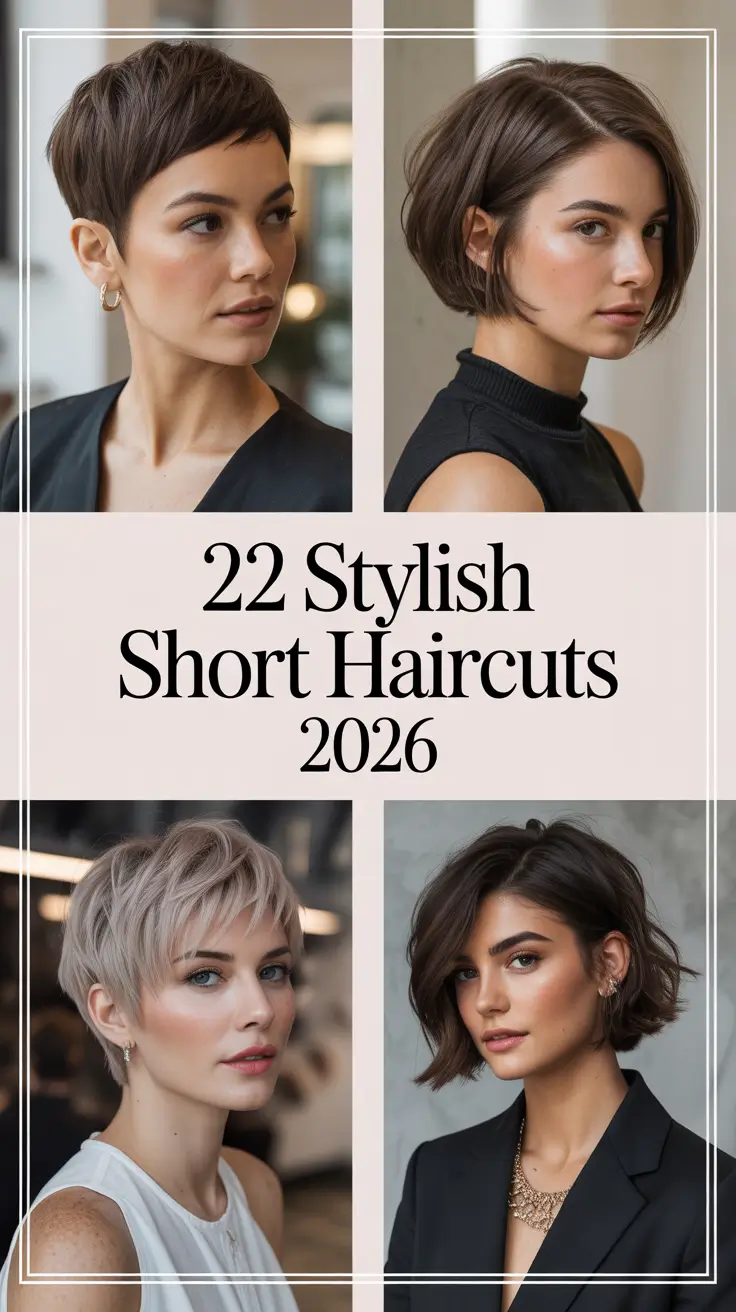 Stylish Short Haircuts 2026: Fresh Ideas For Women With Every Hair Type