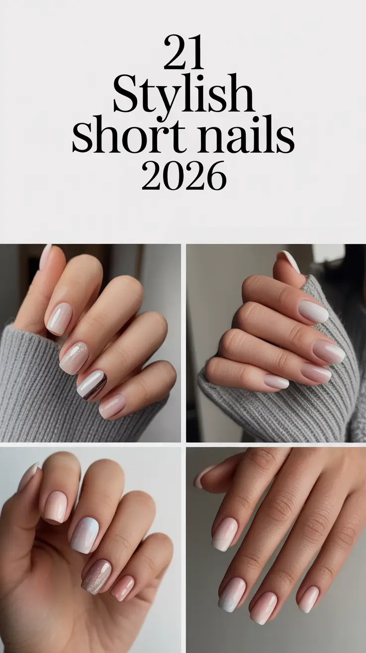 Stylish Short Nails 2026: Short Nails Inspiration For Every Day