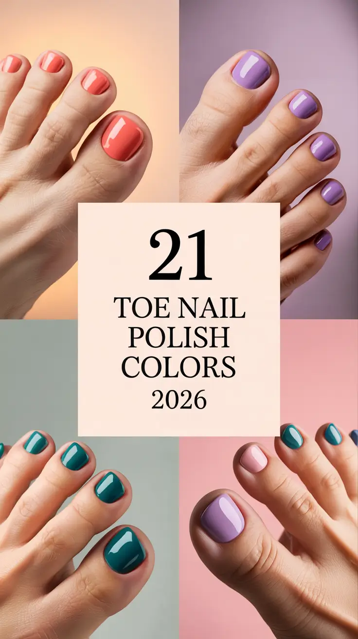 Toe Nail Polish Colors 2026: Trendy Shades for Every Skin Tone