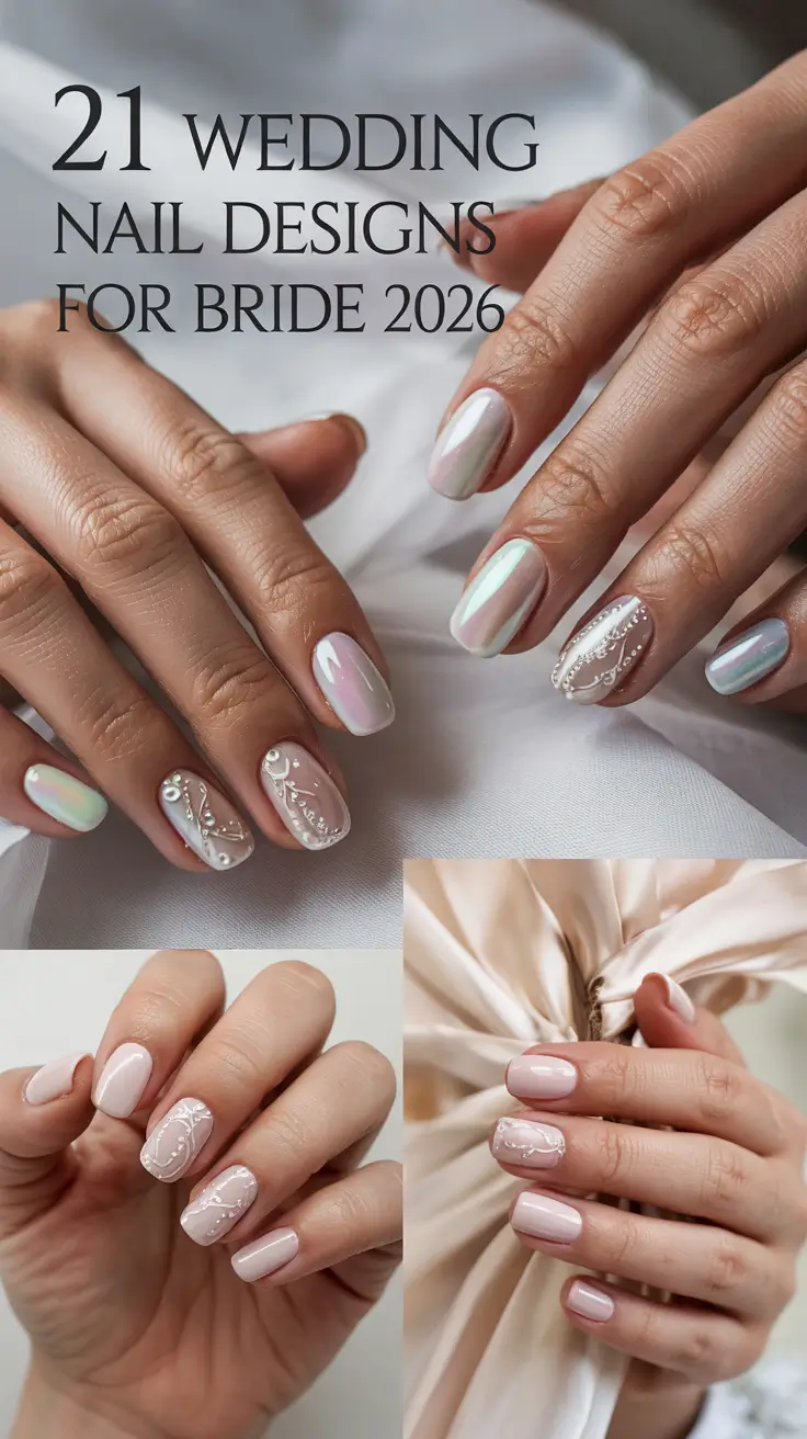 Wedding Nail Designs For Bride 2026: Elegant Ideas For The Big Day