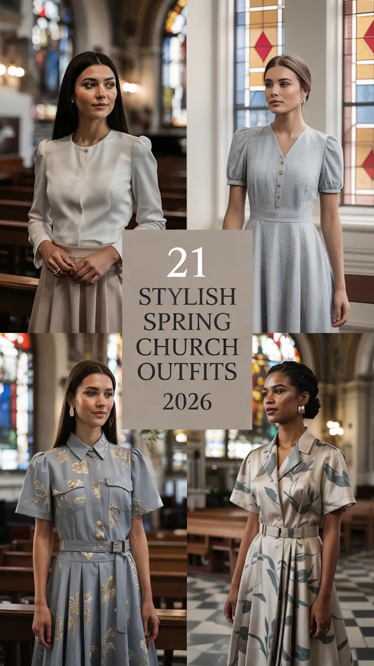 Stylish Spring Church Outfits 2026: Modest, Cute & Casual Looks for Women
