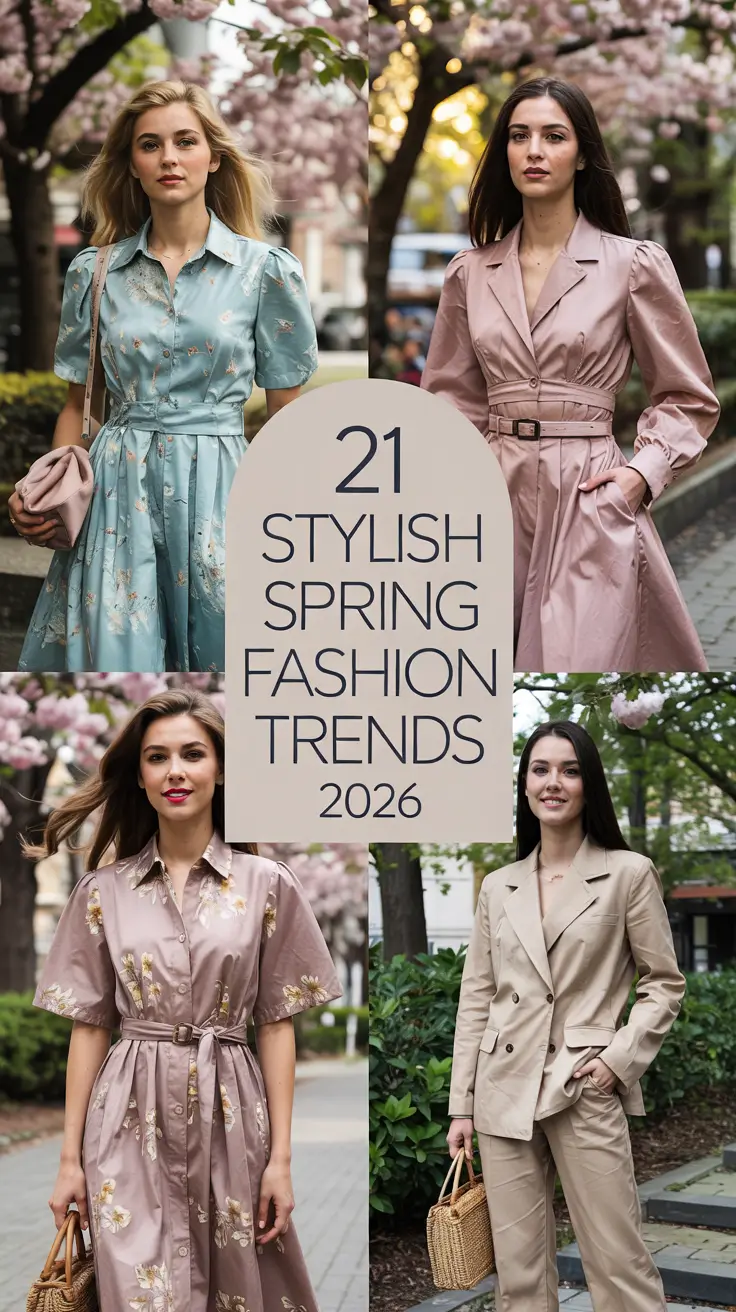 Stylish Spring Fashion Trends 2026 - Street Style Outfits You’ll Actually Wear