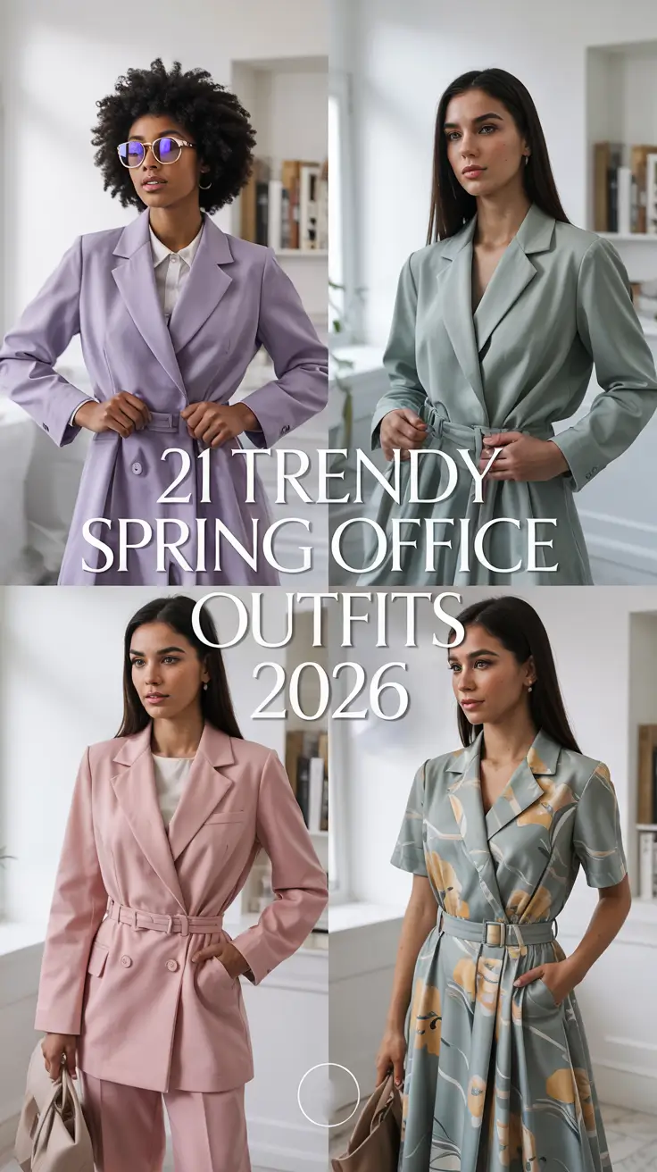 Trendy Spring Office Outfits 2026 - Polished Looks That Still Feel Like You