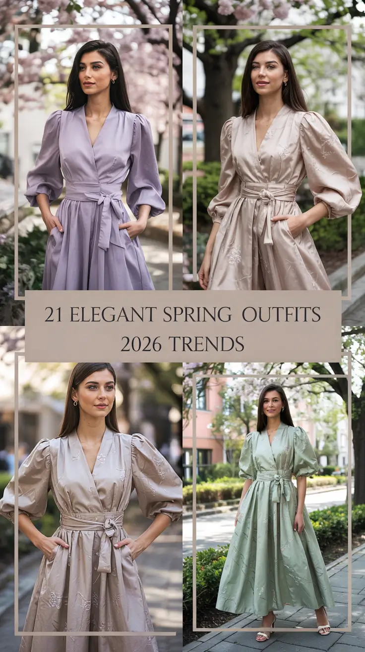 Elegant Spring Outfits 2026 Trends - Chic Looks You’ll Actually Wear