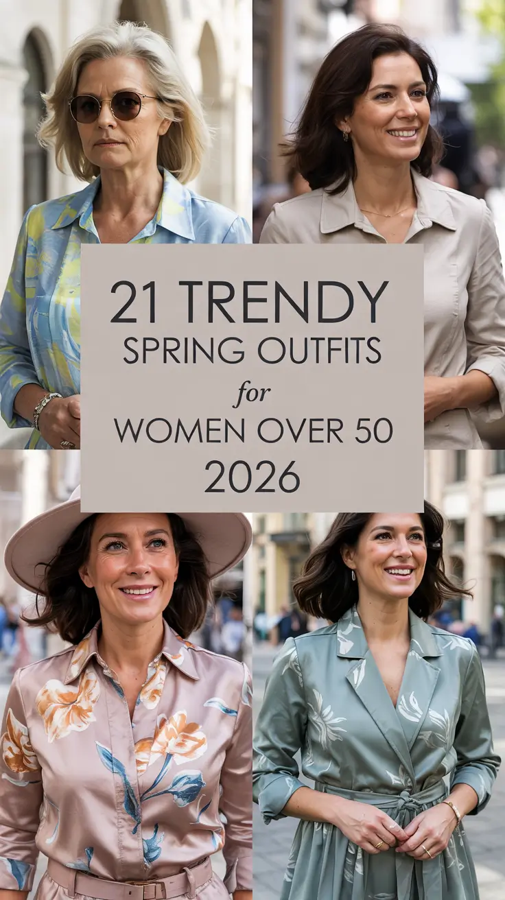 Trending Spring Outfits For Women Over 50 2026