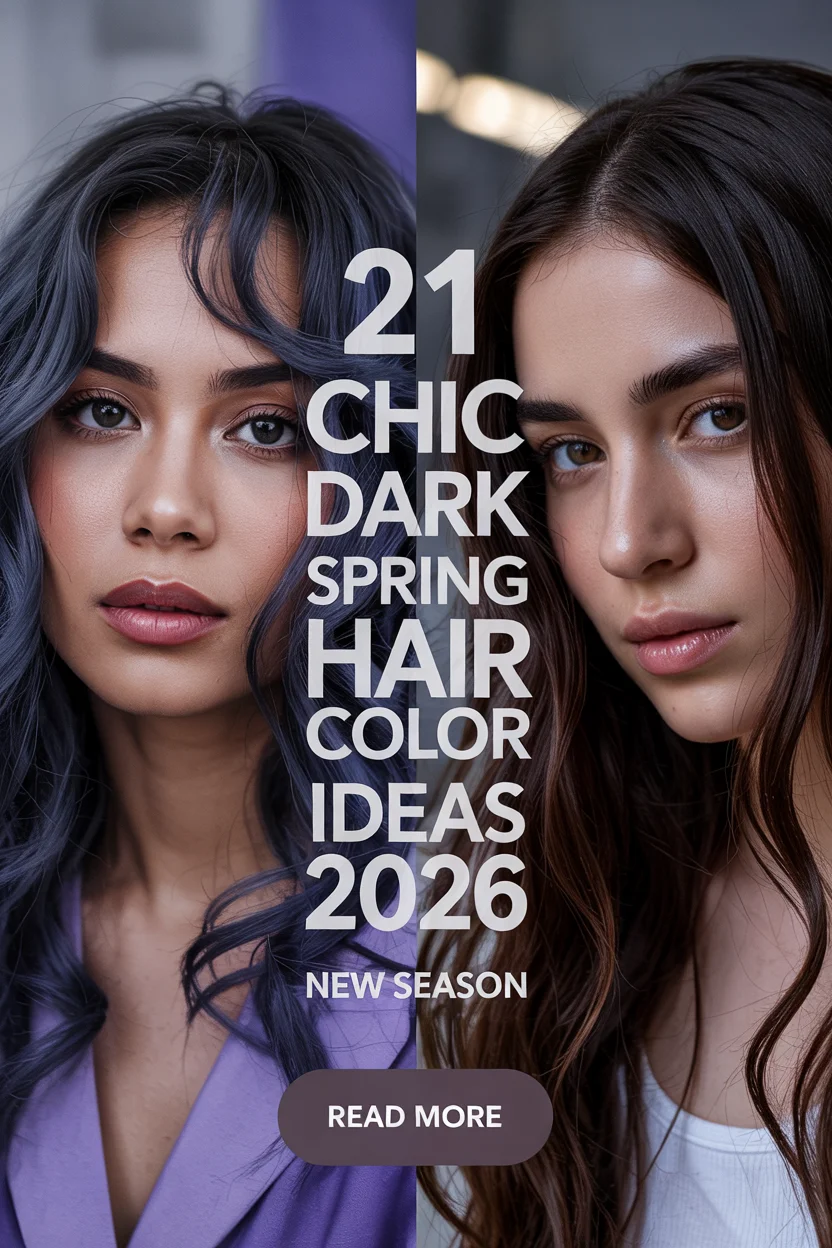 Chic Dark Spring Hair Color Ideas 2026