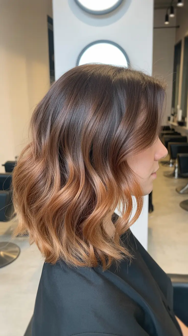 new spring caramel hair color 2026 Deep Brunette Base With Caramel Ends