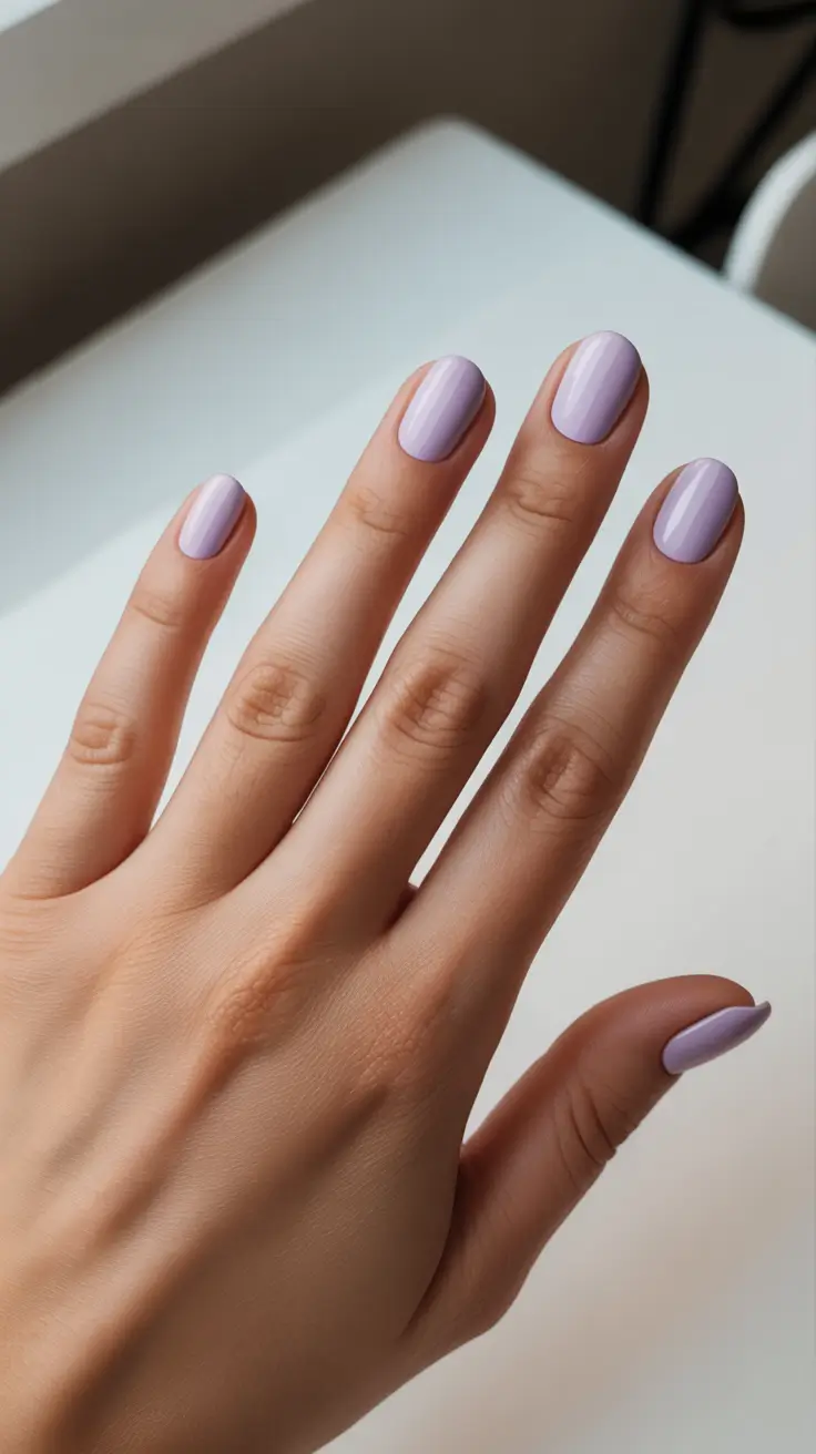 trendy spring nail colors 2026 + Lavender Milk For A Soft-Girl Spring Moment